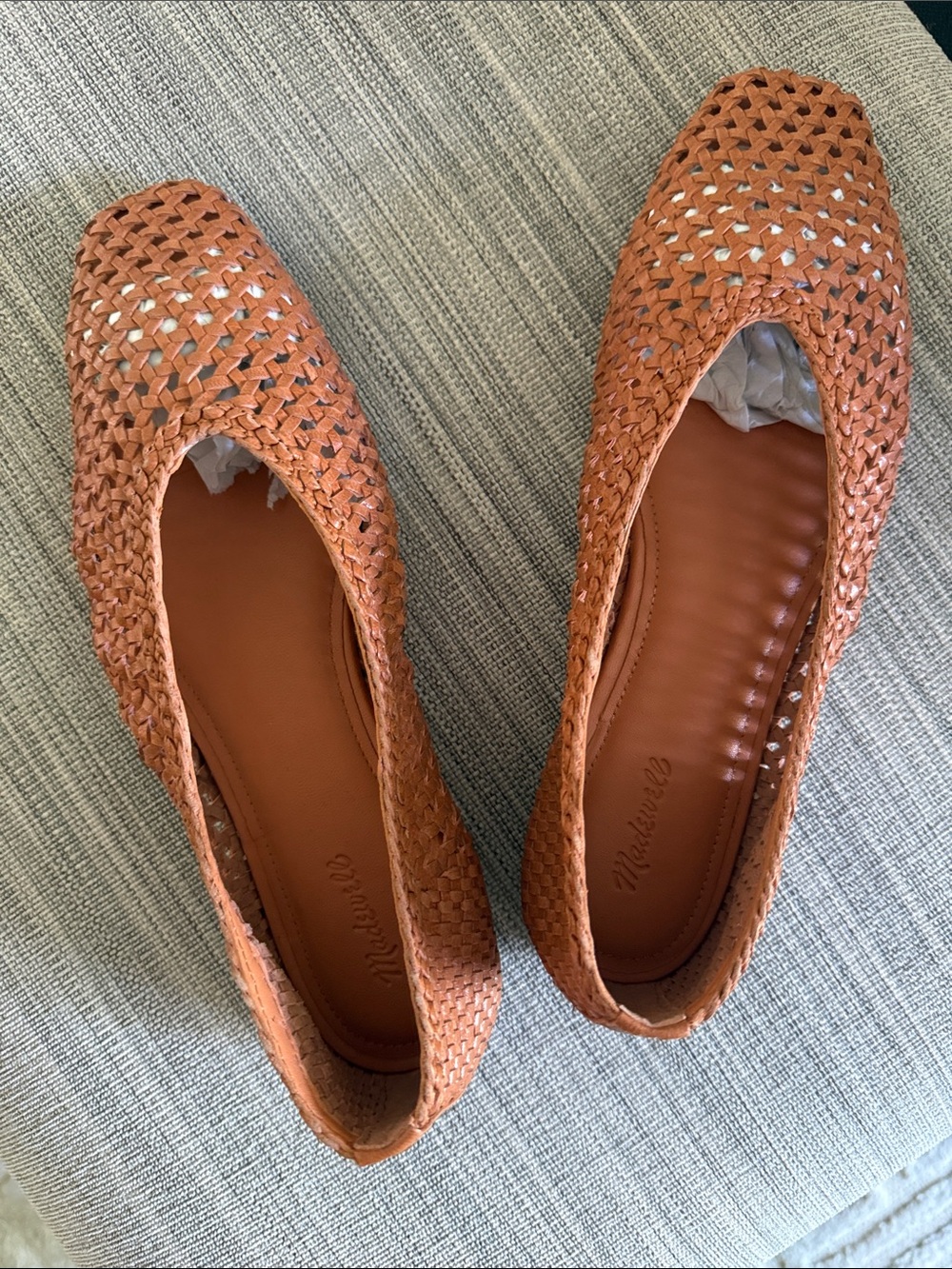 NEW Madewell the Mylie Handwoven Leather Ballet Flat